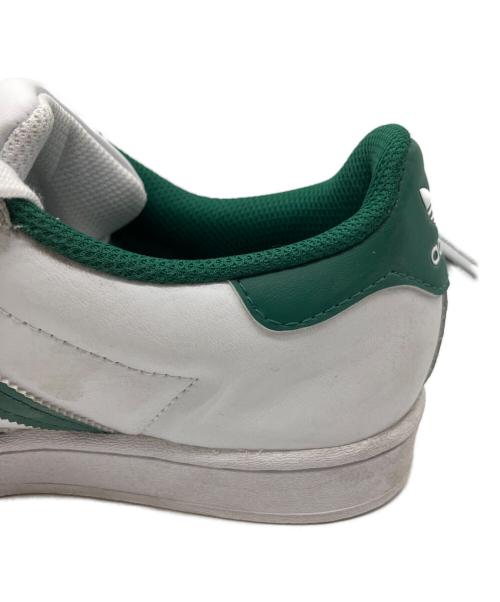 adidas（アディダス）adidas (アディダス) SUPERSTAR フットウェアホワイト/グリーン グリーン×ホワイト サイズ:25.5の古着・服飾アイテム