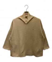 Champion REVERSE WEAVE（チャンピオン リバース ウィーブ）の古着「HIGH NECK SWEAT SHIRT」｜ベージュ