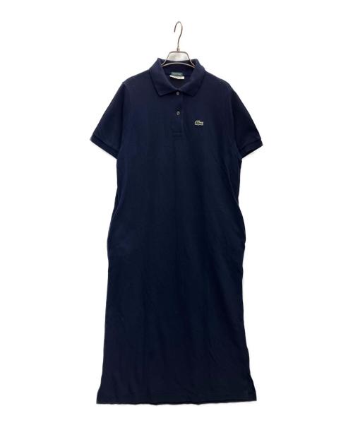 LACOSTE（ラコステ）LACOSTE (ラコステ) 半袖ワンピース ネイビー サイズ:SIZE38の古着・服飾アイテム