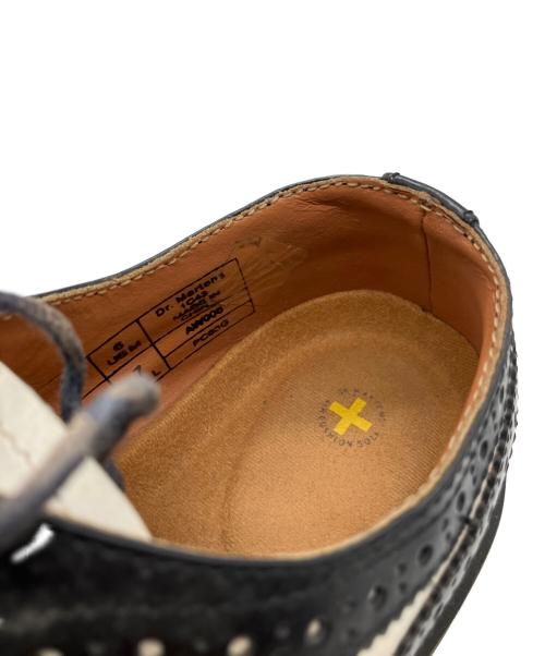 Dr.Martens（ドクターマーチン）Dr.Martens (ドクターマーチン) ウィングチップシューズ ブラック×ホワイト サイズ:UK5の古着・服飾アイテム