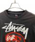 stussy (ステューシー) 半袖Tシャツ ブラック サイズ:L：5000円