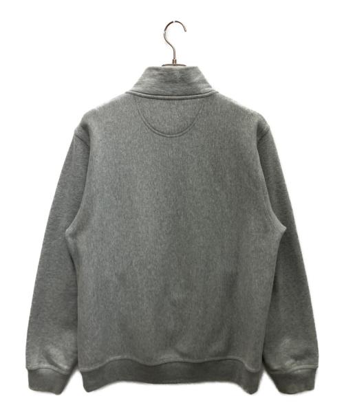 stussy（ステューシー）stussy (ステューシー) ハーフジップスウェット グレー サイズ:Lの古着・服飾アイテム
