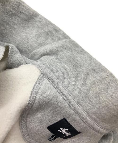 stussy（ステューシー）stussy (ステューシー) ハーフジップスウェット グレー サイズ:Lの古着・服飾アイテム