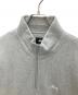 stussy (ステューシー) ハーフジップスウェット グレー サイズ:L：9000円