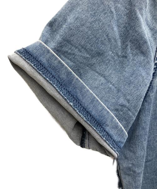DIESEL（ディーゼル）DIESEL (ディーゼル) 半袖カットソー インディゴ サイズ:Mの古着・服飾アイテム
