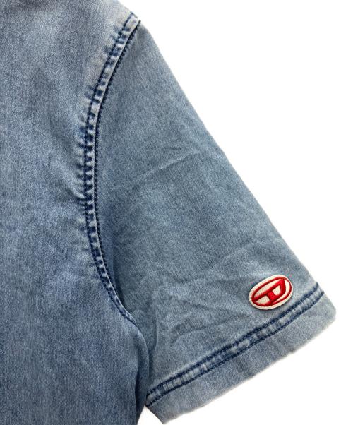 DIESEL（ディーゼル）DIESEL (ディーゼル) 半袖カットソー インディゴ サイズ:Mの古着・服飾アイテム