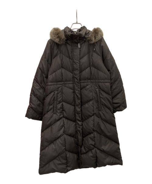 BALMAIN（バルマン）BALMAIN (バルマン) ダウンコート ブラウン サイズ:Mの古着・服飾アイテム