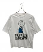 JOHNBULL×PEANUTSジョンブル×ピーナッツ）の古着「半袖カットソー」｜ホワイト