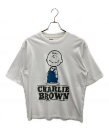 JOHNBULL×PEANUTS（ジョンブル×ピーナッツ）の古着「半袖カットソー」｜ホワイト