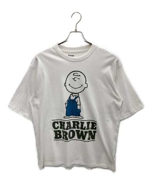 JOHNBULL（ジョンブル）Johnbull (ジョンブル) PEANUTS (ピーナッツ) 半袖カットソー ホワイト サイズ:Sの古着・服飾アイテム