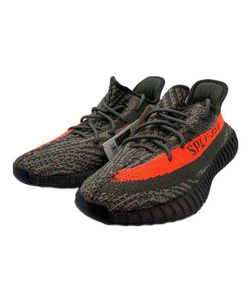 adidas（アディダス）adidas (アディダス) YEEZY BOOST350V2 オレンジ×グレー サイズ:26.5の古着・服飾アイテム