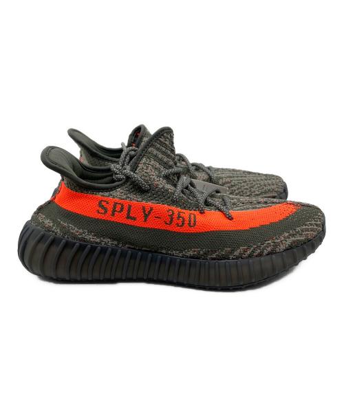 adidas（アディダス）adidas (アディダス) YEEZY BOOST350V2 オレンジ×グレー サイズ:26.5の古着・服飾アイテム