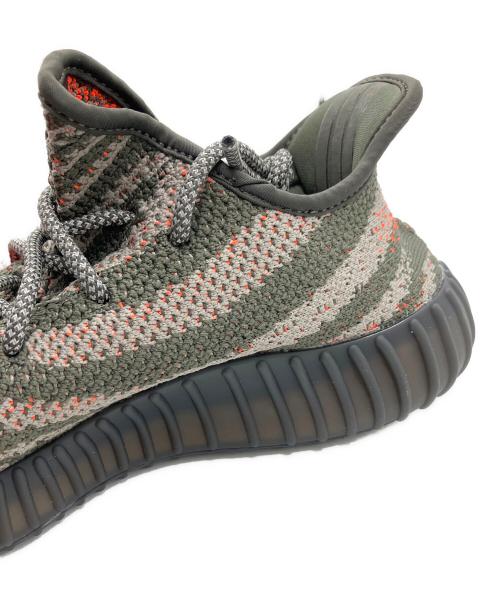 adidas（アディダス）adidas (アディダス) YEEZY BOOST350V2 オレンジ×グレー サイズ:26.5の古着・服飾アイテム