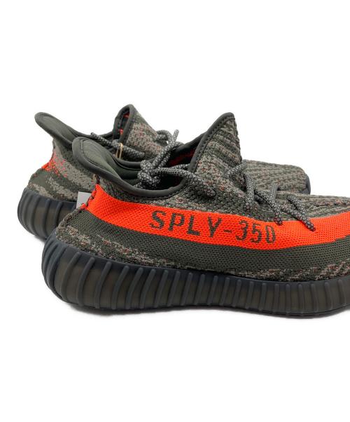 adidas（アディダス）adidas (アディダス) YEEZY BOOST350V2 オレンジ×グレー サイズ:26.5の古着・服飾アイテム
