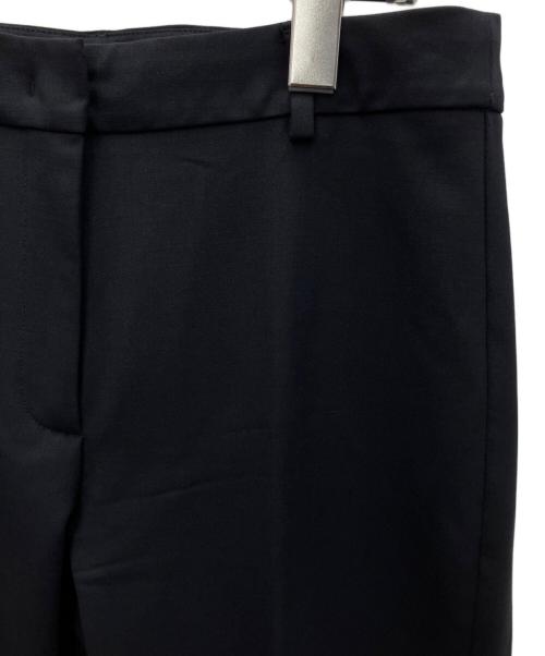 MaxMara（マックスマーラ）MaxMara (マックスマーラ) センタープレスパンツ ブラック サイズ:SIZE38の古着・服飾アイテム