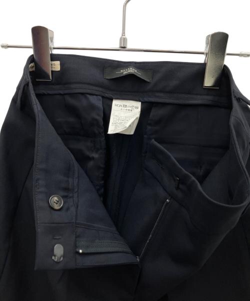 MaxMara（マックスマーラ）MaxMara (マックスマーラ) センタープレスパンツ ブラック サイズ:SIZE38の古着・服飾アイテム