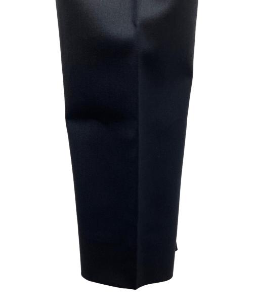 MaxMara（マックスマーラ）MaxMara (マックスマーラ) センタープレスパンツ ブラック サイズ:SIZE38の古着・服飾アイテム