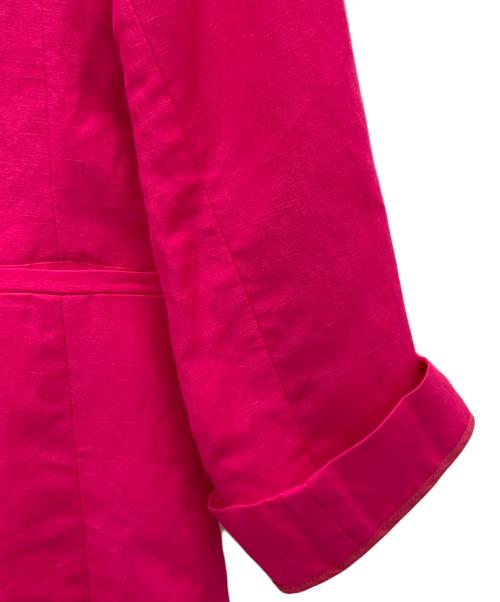 LIVIANA CONTI（リビアナコンティ）LIVIANA CONTI (リビアナコンティ) テーラードジャケット ショッキングピンク サイズ:SIZE40の古着・服飾アイテム