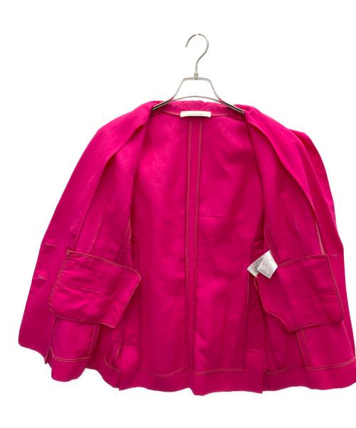 LIVIANA CONTI（リビアナコンティ）LIVIANA CONTI (リビアナコンティ) テーラードジャケット ショッキングピンク サイズ:SIZE40の古着・服飾アイテム