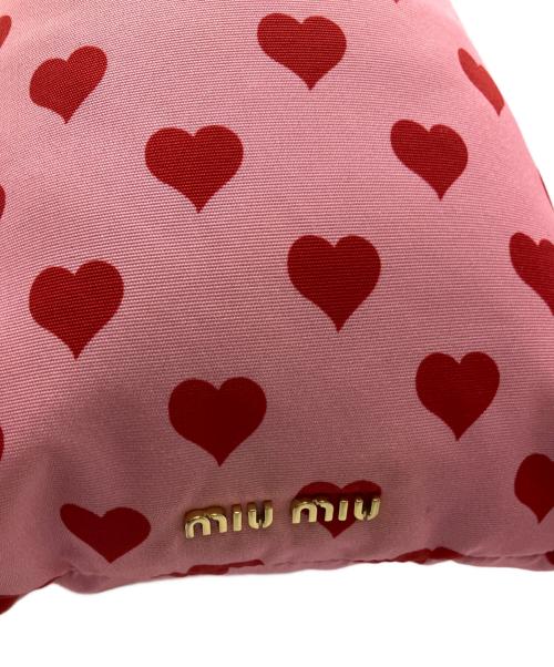 MIU MIU（ミュウミュウ）MIU MIU (ミュウミュウ) 巾着 ピンクの古着・服飾アイテム