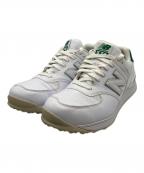 NEW BALANCEニューバランス）の古着「ゴルフシューズ」｜ホワイト×グリーン