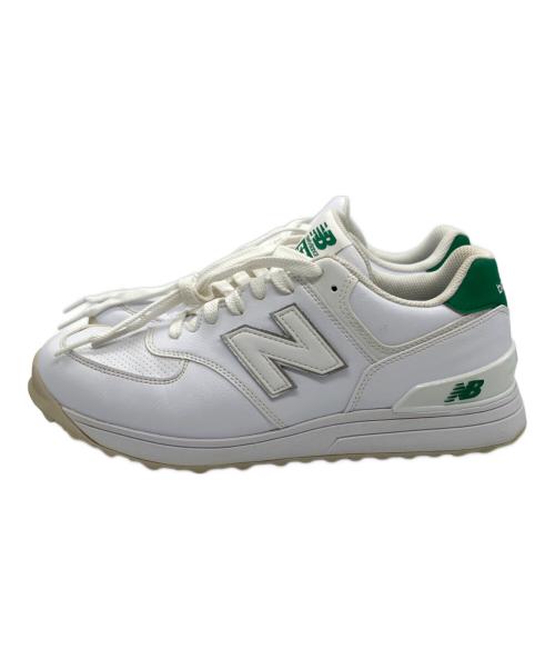 NEW BALANCE（ニューバランス）NEW BALANCE (ニューバランス) ゴルフシューズ ホワイト×グリーン サイズ:SIZE 25cmの古着・服飾アイテム