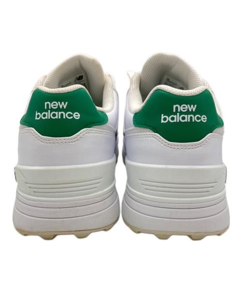 NEW BALANCE（ニューバランス）NEW BALANCE (ニューバランス) ゴルフシューズ ホワイト×グリーン サイズ:SIZE 25cmの古着・服飾アイテム