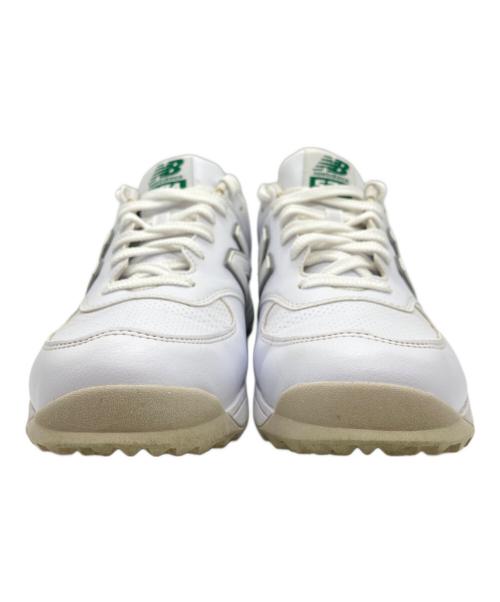 NEW BALANCE（ニューバランス）NEW BALANCE (ニューバランス) ゴルフシューズ ホワイト×グリーン サイズ:SIZE 25cmの古着・服飾アイテム