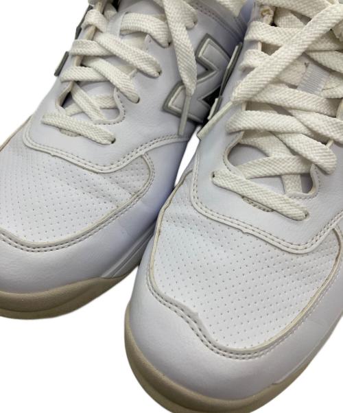 NEW BALANCE（ニューバランス）NEW BALANCE (ニューバランス) ゴルフシューズ ホワイト×グリーン サイズ:SIZE 25cmの古着・服飾アイテム