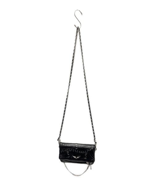 Zadig&Voltaire（ザディグエヴォルテール）Zadig&Voltaire (ザディグエヴォルテール) チェーンショルダーバッグ ブラックの古着・服飾アイテム