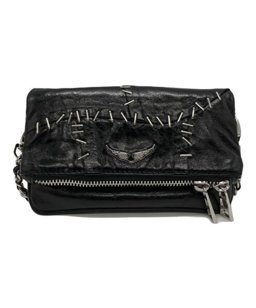Zadig&Voltaire（ザディグエヴォルテール）Zadig&Voltaire (ザディグエヴォルテール) チェーンショルダーバッグ ブラックの古着・服飾アイテム