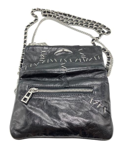 Zadig&Voltaire（ザディグエヴォルテール）Zadig&Voltaire (ザディグエヴォルテール) チェーンショルダーバッグ ブラックの古着・服飾アイテム