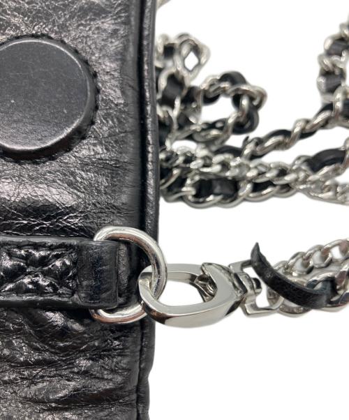 Zadig&Voltaire（ザディグエヴォルテール）Zadig&Voltaire (ザディグエヴォルテール) チェーンショルダーバッグ ブラックの古着・服飾アイテム