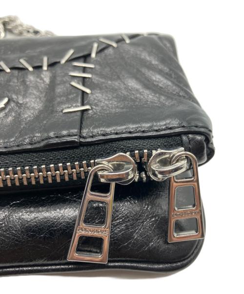 Zadig&Voltaire（ザディグエヴォルテール）Zadig&Voltaire (ザディグエヴォルテール) チェーンショルダーバッグ ブラックの古着・服飾アイテム