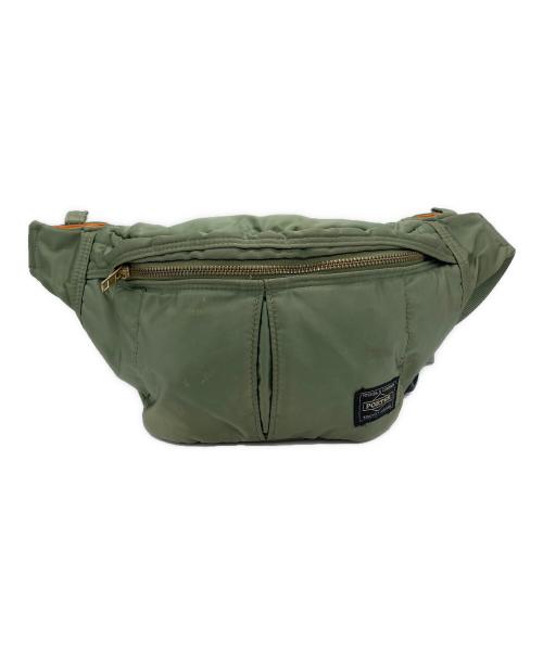 PORTER（ポーター）PORTER (ポーター) ウエストバッグ カーキの古着・服飾アイテム
