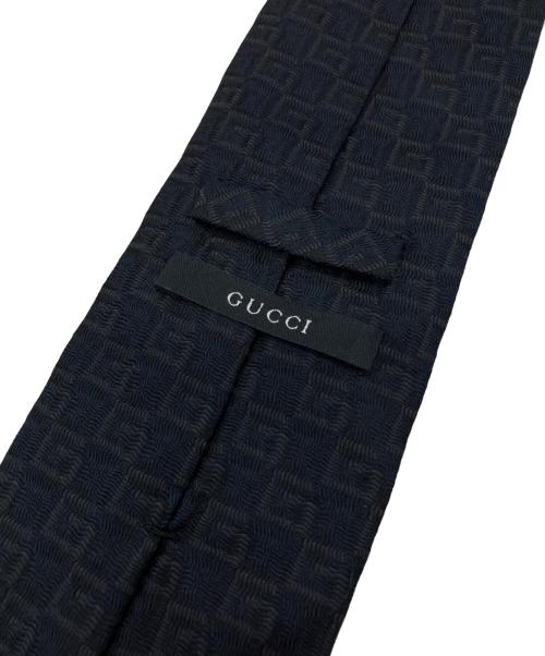 GUCCI（グッチ）GUCCI (グッチ) ネクタイ ネイビー サイズ:-の古着・服飾アイテム
