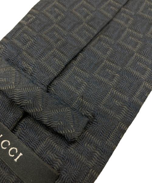 GUCCI（グッチ）GUCCI (グッチ) ネクタイ ネイビー サイズ:-の古着・服飾アイテム