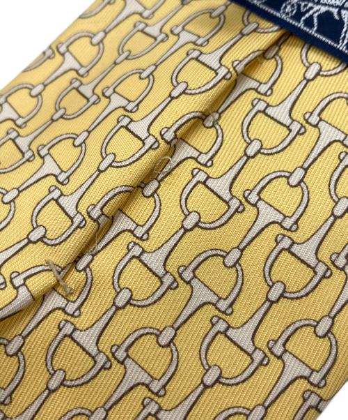 HERMES（エルメス）HERMES (エルメス) ネクタイ イエロー サイズ:-の古着・服飾アイテム