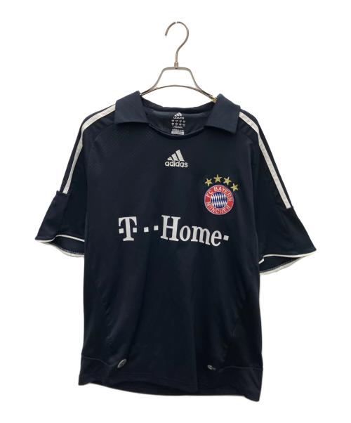 adidas（アディダス）adidas (アディダス) ゲームシャツ ネイビー サイズ:Mの古着・服飾アイテム