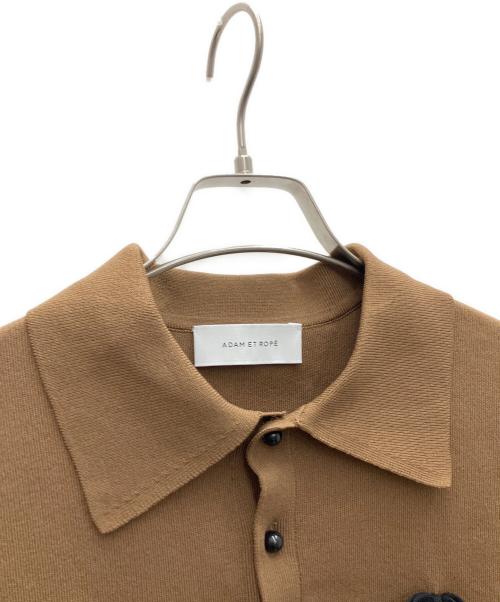 Adam et Rope（アダム エ ロペ）Adam et Rope (アダム エ ロペ) 半袖カットソー ブラウン サイズ:FREEの古着・服飾アイテム