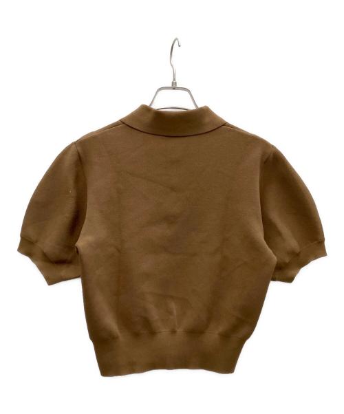 Adam et Rope（アダム エ ロペ）Adam et Rope (アダム エ ロペ) 半袖カットソー ブラウン サイズ:FREEの古着・服飾アイテム