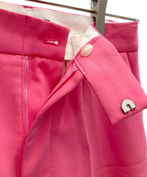 MAISON SPECIAL（メゾンスペシャル）MAISON SPECIAL (メゾンスペシャル) カラーワイドスラックス ショッキングピンク サイズ:SIZE38の古着・服飾アイテム