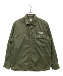 THE NORTH FACE（ザ ノース フェイス）の古着「長袖シャツ」｜カーキ