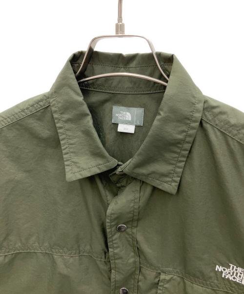 THE NORTH FACE（ザ ノース フェイス）THE NORTH FACE (ザ ノース フェイス) 長袖シャツ カーキ サイズ:Lの古着・服飾アイテム