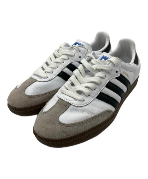 adidas（アディダス）adidas (アディダス) ローカットスニーカー ブラック×ホワイト サイズ:26.5cmの古着・服飾アイテム