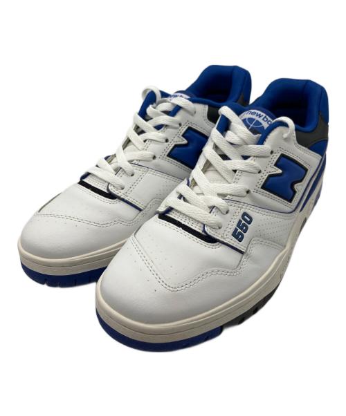 NEW BALANCE（ニューバランス）NEW BALANCE (ニューバランス) ローカットスニーカー ブルー×ホワイト サイズ:27.5の古着・服飾アイテム