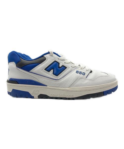 NEW BALANCE（ニューバランス）NEW BALANCE (ニューバランス) ローカットスニーカー ブルー×ホワイト サイズ:27.5の古着・服飾アイテム