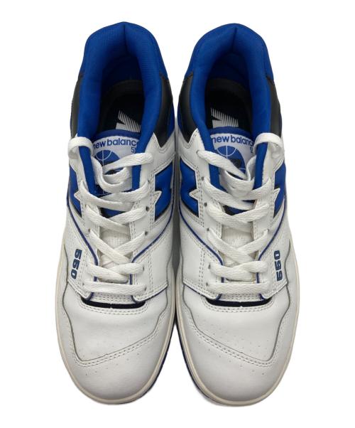 NEW BALANCE（ニューバランス）NEW BALANCE (ニューバランス) ローカットスニーカー ブルー×ホワイト サイズ:27.5の古着・服飾アイテム