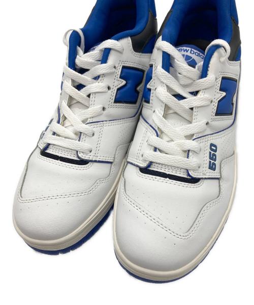 NEW BALANCE（ニューバランス）NEW BALANCE (ニューバランス) ローカットスニーカー ブルー×ホワイト サイズ:27.5の古着・服飾アイテム
