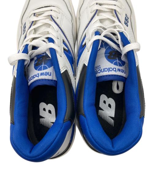 NEW BALANCE（ニューバランス）NEW BALANCE (ニューバランス) ローカットスニーカー ブルー×ホワイト サイズ:27.5の古着・服飾アイテム